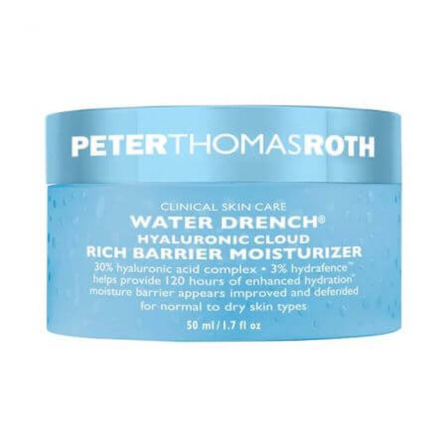 Water Drench Hyaluronic Cloud Cream Hydratant, 48 ml, Peter Thomas Roth