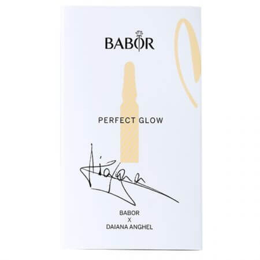 Fiale concentrate Babor x Daiana Anghel Perfect Glow Fluido effetto luminosità, 7 fiale x 2 ml, Babor