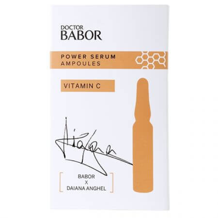 Babor x Daiana Anghel Vitamin C Fluid konzentrierte Fläschchen mit Anti-Aging-Effekt, 7 Fläschchen x 2 ml, Babor