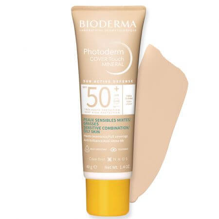 Fluido Cover Touch con SPF50+ leggerissimo Photoderm, 40 g, Bioderma