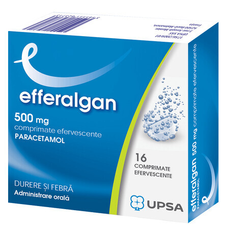 Efferalgan paracétamol 500 mg, 16 comprimés, Bristol-Myers Squibb