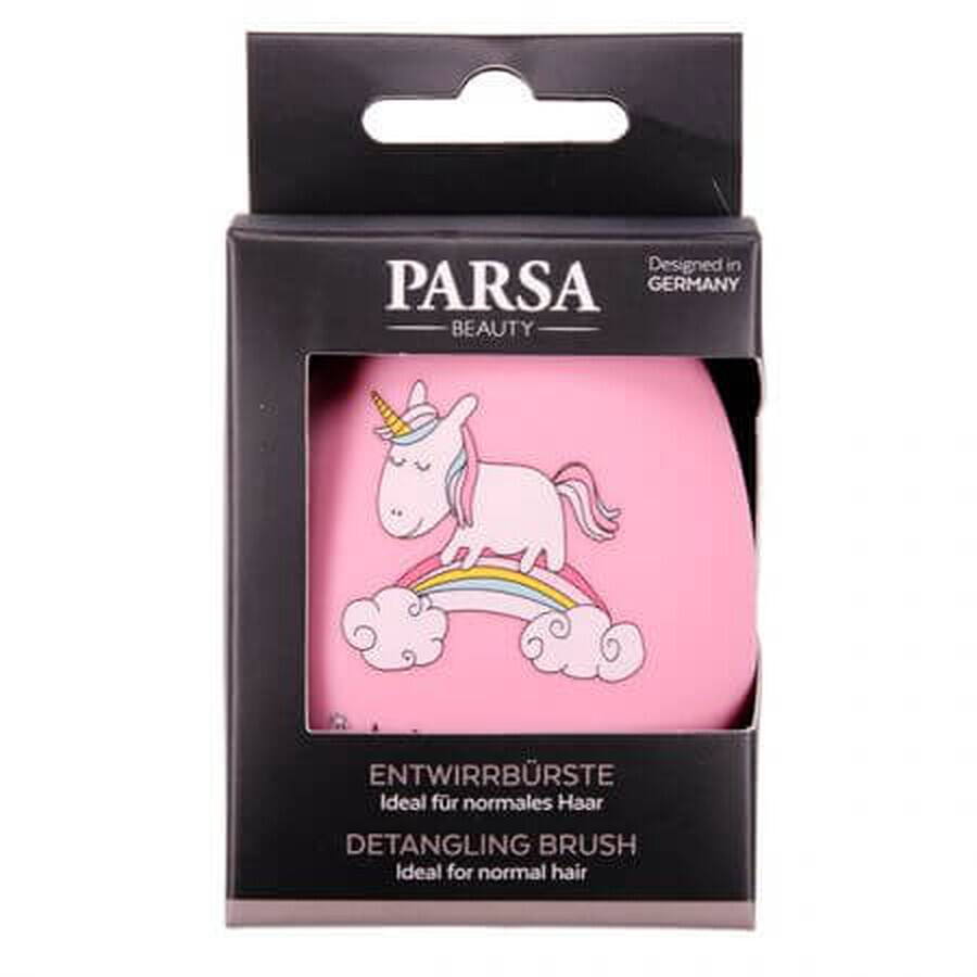 Wonder unicorn hair detangling brush, 1 piece, Parsa