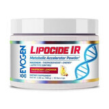 Accélérateur de métabolisme en poudre Lipocide IR aromatisé à la framboise et à la limonade, 168 gr, Evogen Nutrition