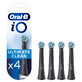 iO Ultimate Clean elektrische tandenborstel navullingen, zwart, 4 stuks, Oral-B