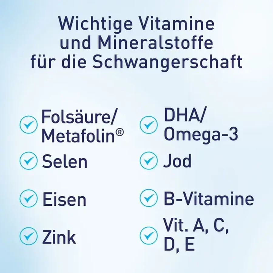 Elevit 2, Multivitaminen voor zwangerschap - 2e en 3e trimester van de zwangerschap, 30 capsules, Bayer