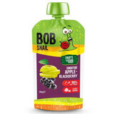 Smoothie naturel aux pommes et au cassis, 120 g, Bob Snail