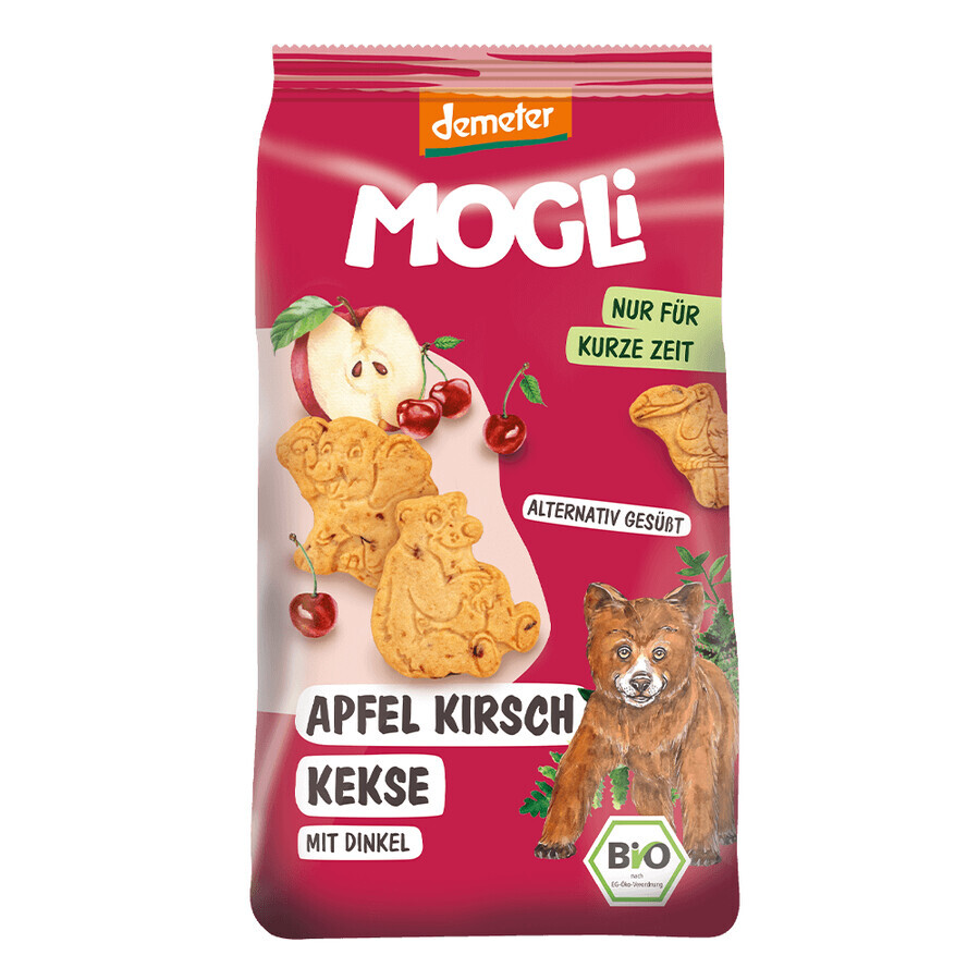 Bio-Kekse mit Kirschen und Äpfeln, 125 g, Mogli