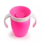 Miracle 360 nursing cup with handles, +6 months, Pink, 207 ml, Munchkin