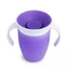 Miracle 360 nursing cup with handles, +6 months, Purple, 207 ml, Munchkin