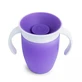 Miracle 360 nursing cup with handles, +6 months, Purple, 207 ml, Munchkin