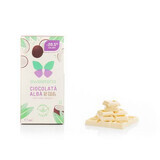 Witte chocolade met kokos en stevia zoetstof, 100 gr, Sweeteria