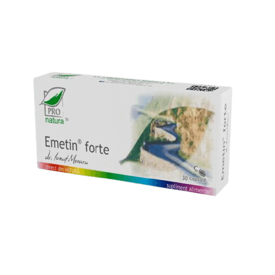 Emetin Forte, 30 capsules, Pro Natura