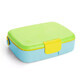 Bento Lunchbox met roestvrij stalen bestek, +18 maanden, Groen, Munchkin