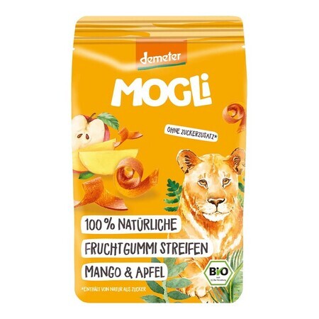 Gelatina biologica al mango e psillio, 25 g, Mogli