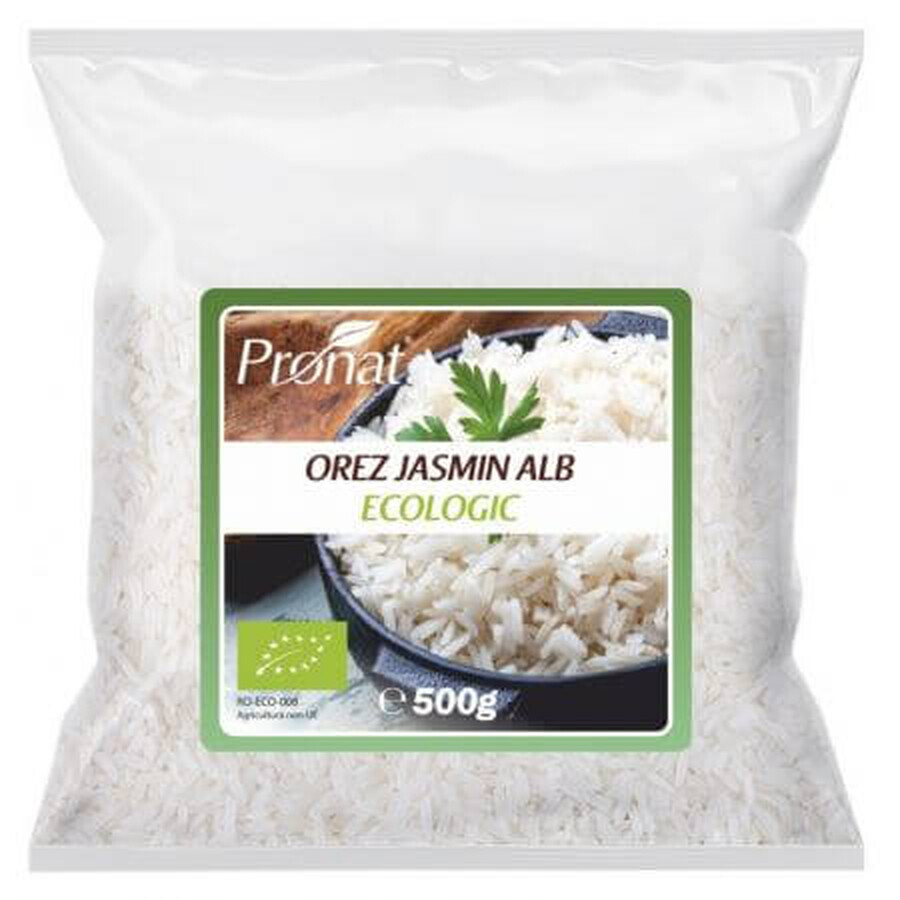 Biologische witte jasmijnrijst, 500 g, Pronat