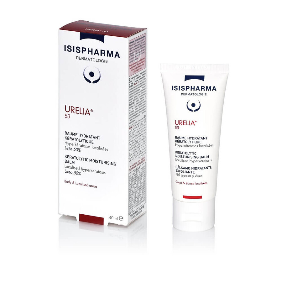 IsisPharma Urelia 50 Emollient pour les conditions sèches sévères, 40 ml