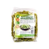Fusilli pasta met groene erwten glutenvrij, 250 g, Sarchio