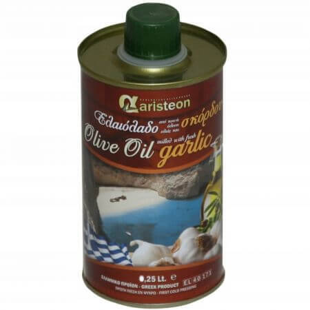 Huile d'olive à l'ail, 250 ml, Aristeon