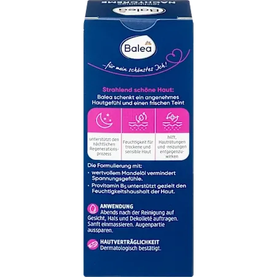 Balea gezichtscrème voor de nacht, 50 ml