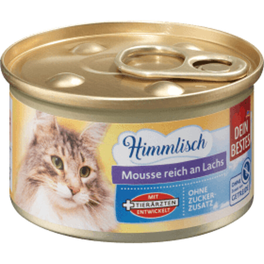 Dein Bestes Alimento umido con salmone per gatti, 85 g