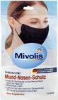 Mivolis Medical mondmasker voor volwassenen (zwart), 10 stuks