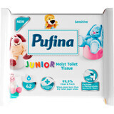 Pufina Junior Wet Toilet Tissue, 42 stuks