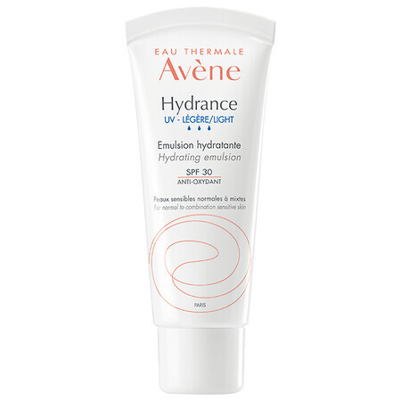 Emulsion hydratante pour peaux normales et mixtes SPF 30 Hydrance Legere UV, 40 ml, Avène