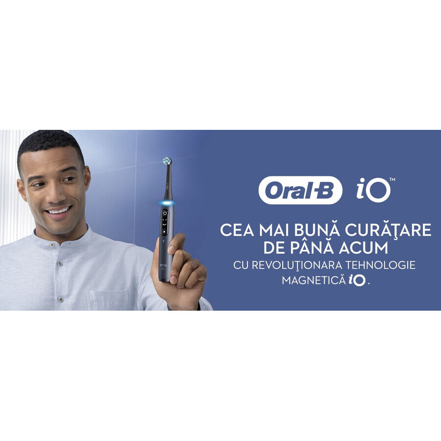 Oral B iO Series 7 Elektrische Zahnbürste, Schwarz