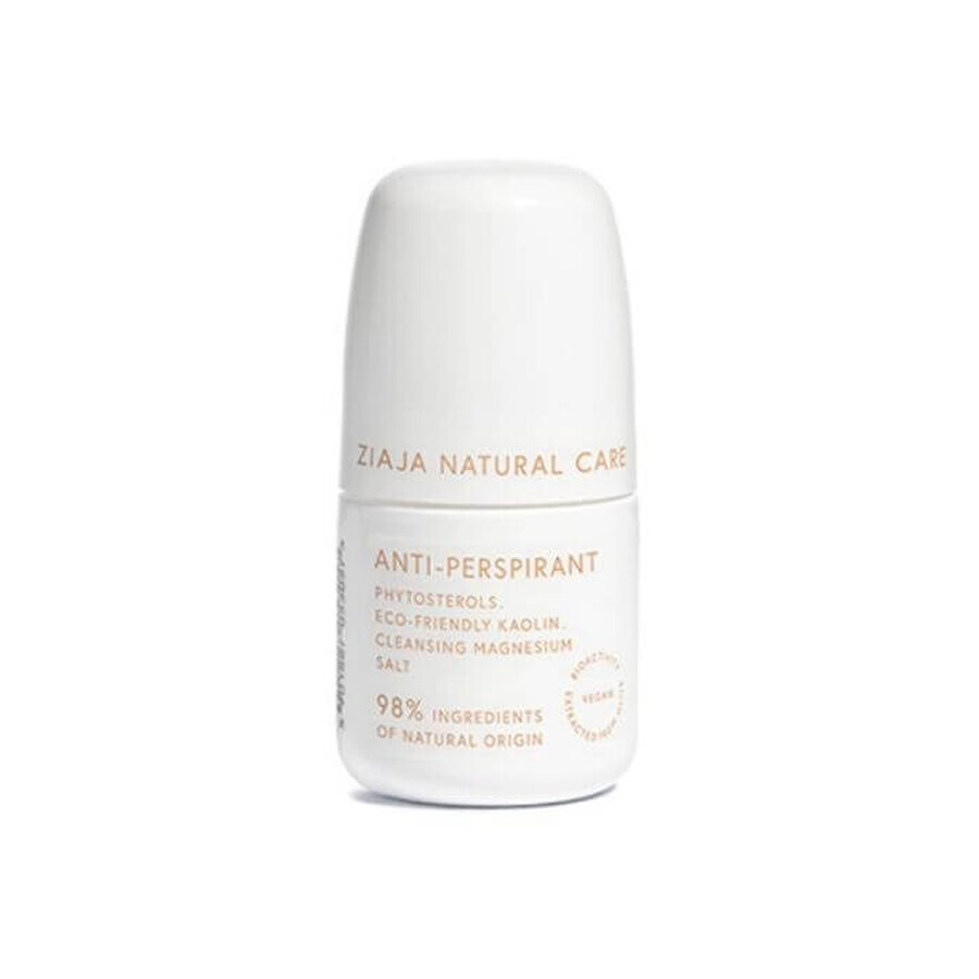 Roll-on antitraspirante senza sali di alluminio Natural Care, 60ml, ZIAJA