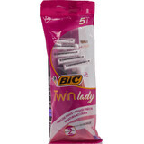 BIC twin lady scheermes, 5 stuks