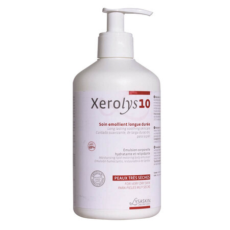 Emulsion pour peau sèche Xerolys 10, 500 ml, Lab Lysaskin