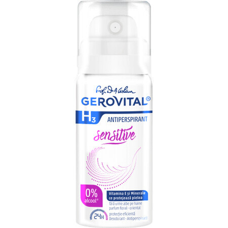 Gerovital Sensitive Déodorant Spray, 40 ml