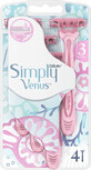 Lame di rasoio Gillette Venus, semplici, 4 pz.