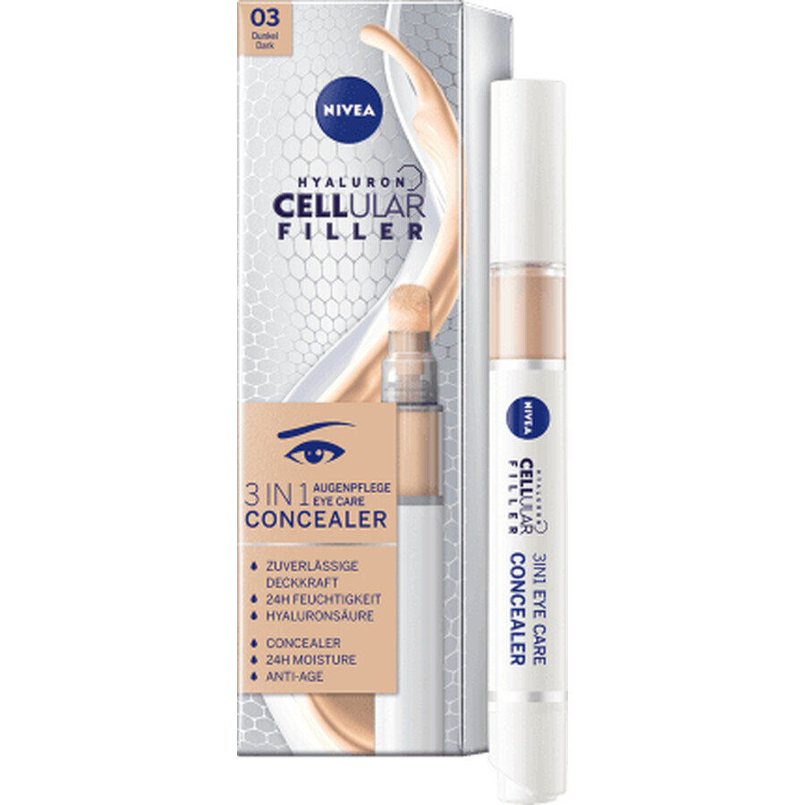 Nivea Moisturising Eye Concealer Dark Shade, 4 ml