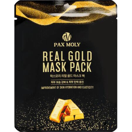 Pax Moly Verhelderend gezichtsmasker met goud, 1 stuk