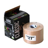 Cinta kinesiológica Premium Classic, Beige, 5cm x 5m, Rea Tape