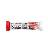 Barre aux céréales et aux fraises sans sucre avec enrobage au yaourt, 30 g, Diablo