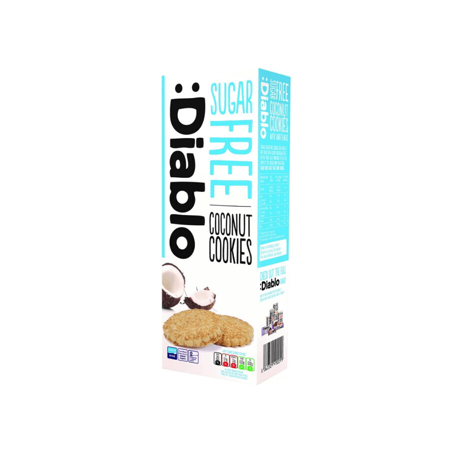 Sugar-free coconut biscuits, 150 g, Diablo