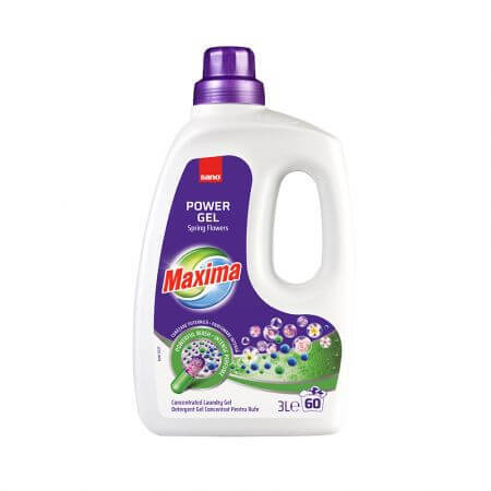 Frühlingsblumen Gel-Waschmittel, 3 L, Sano Maxima