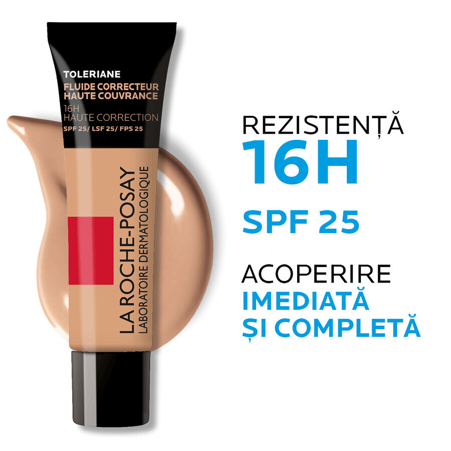 La Roche Posay Toleriane Corrector Fluido SPF 25, Tono 16, 30 ml