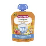 Perzik-, appel- en yoghurtpuree, + 6 maanden, 85 g, Plasmon