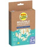 Pannolino da bagno riutilizzabile Little Swimmers, nr. 3 - 4, 11 - 14 kg., Tropical, 1 pz, Huggies