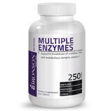 Enzyme digestive multiple, 250 comprimés, Bronson Laboratories