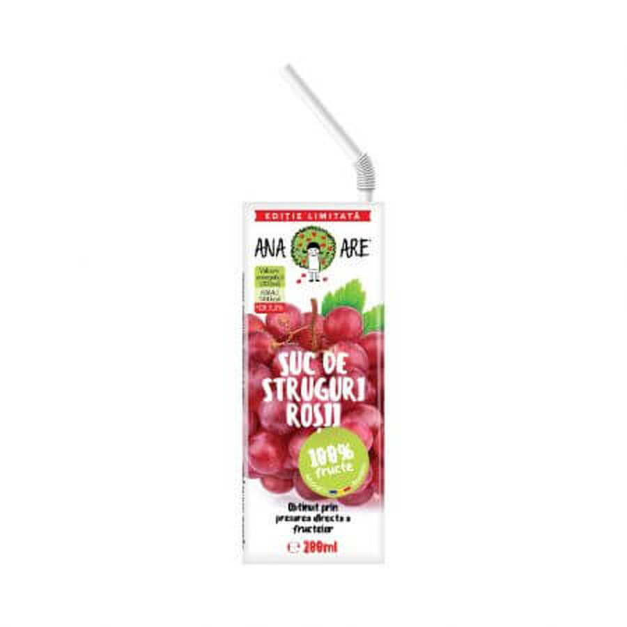 Jus de raisin rouge, 200 ml, Ana Are