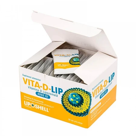 Vita-D-Lip liposomal Vitamin D 4000IU, 30 Sachets, Liposhell