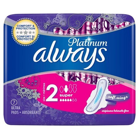 Always Platinum Ultra Super Absorberend, 7 stuks, P&amp;G