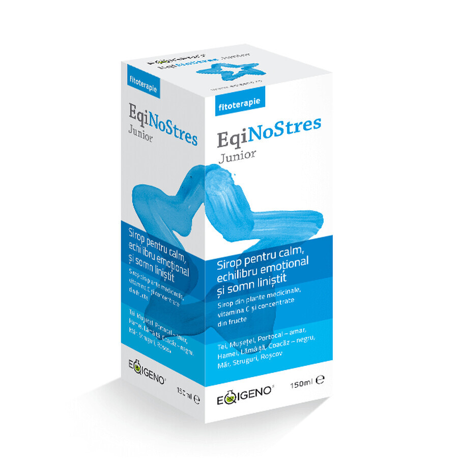 EqiNoStres Junior Siroop, 150 ml, Eqigeno