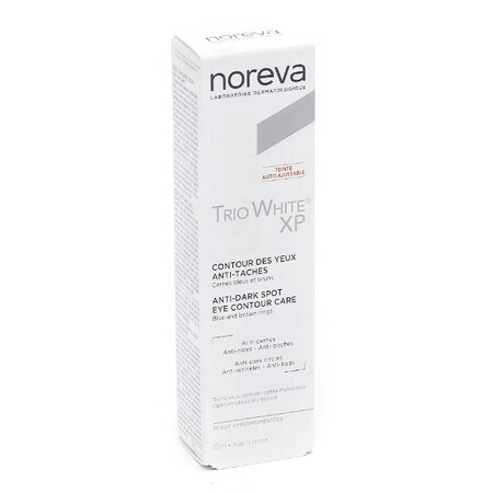 Noreva Trio White XP Oogomtrekcrème tegen pigmentvlekken, 10 ml