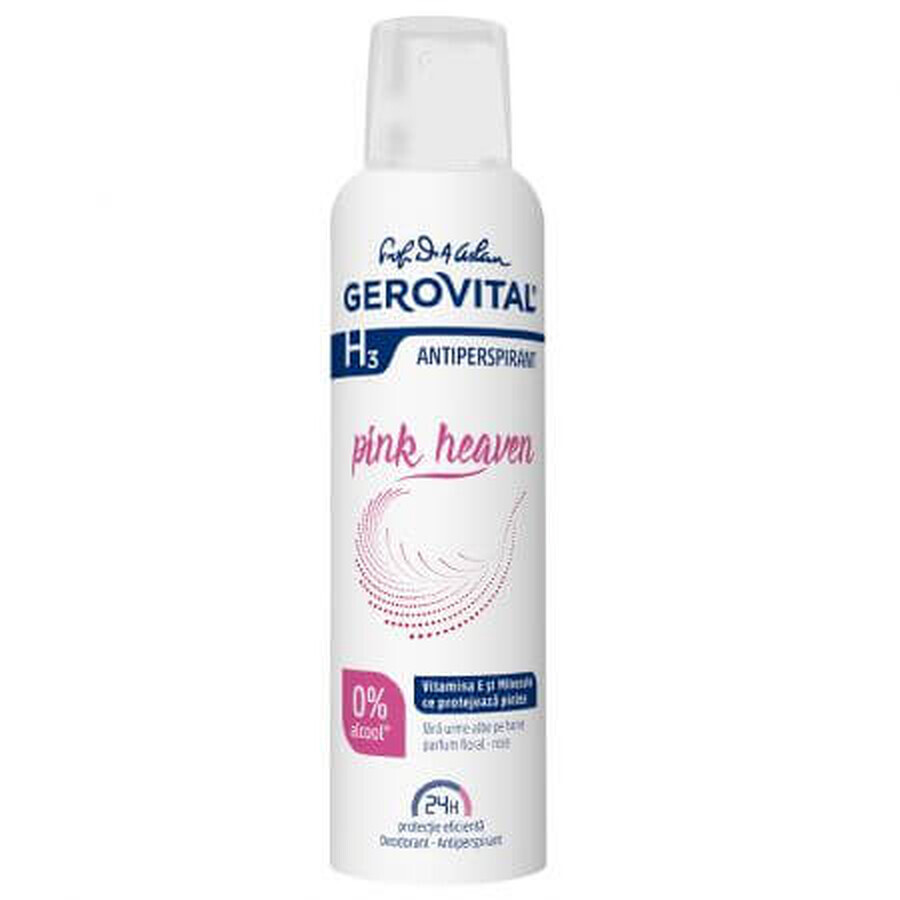 Pink Heaven H3 Antiperspirant Deodorant, 150 ml, Gerovital