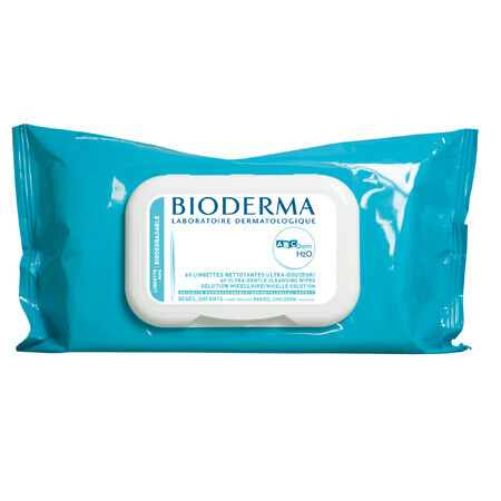 Bioderma BCDerm vochtige reinigingsdoekjes voor kinderen, 60 stuks